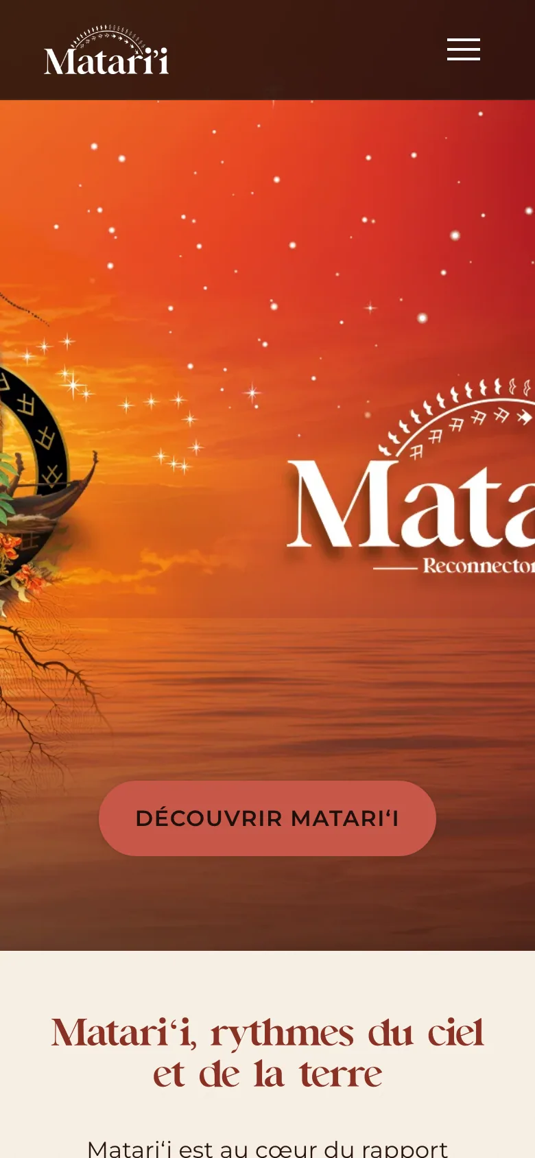 Rendu mobile — matarii.pf